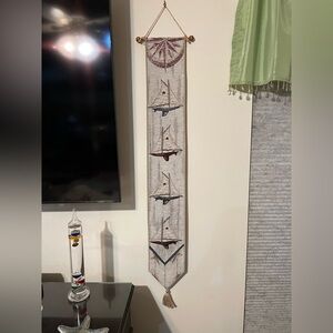 Nautical Sailboat Wall Tapestry Banner NWOT